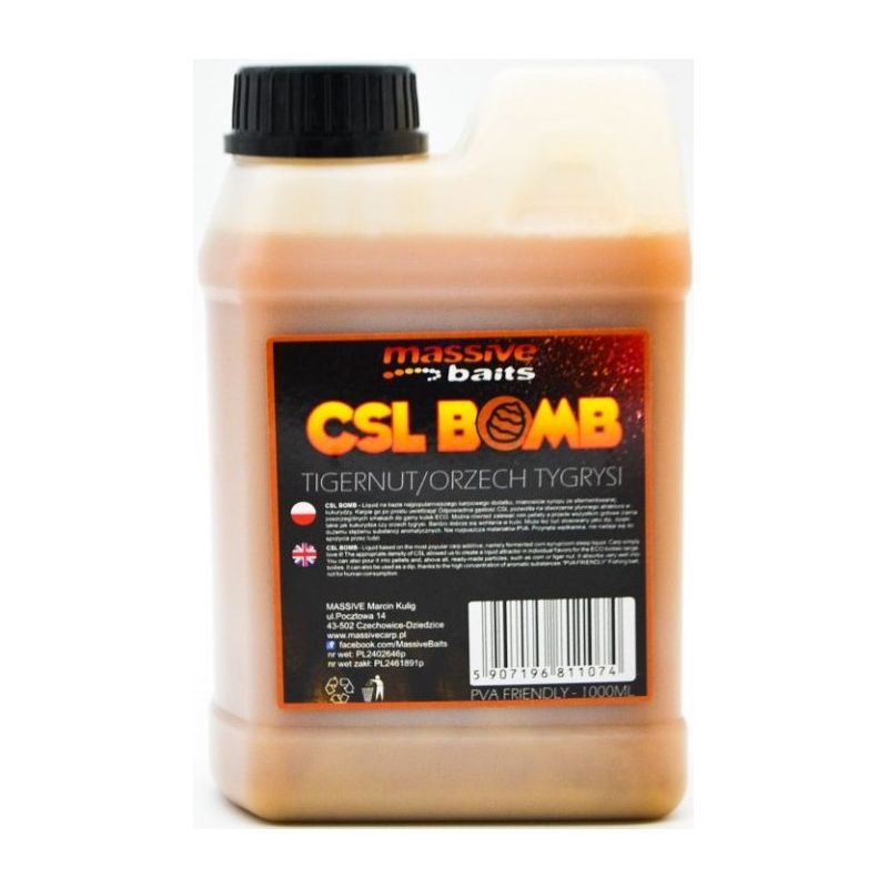 LIQUID BOOSTER MASSIVE BAITS CSL BOOMB TIGERNUT 1L