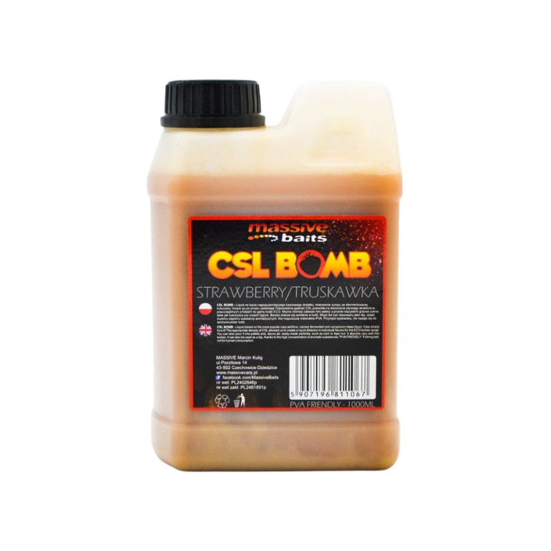 LIQUID BOOSTER MASSIVE BAITS CSL BOOMB STRAWBERRY 