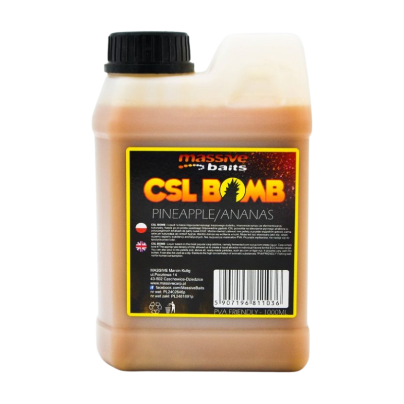 LIQUID BOOSTER MASSIVE BAITS CSL BOOMB PINEAPPLE 1