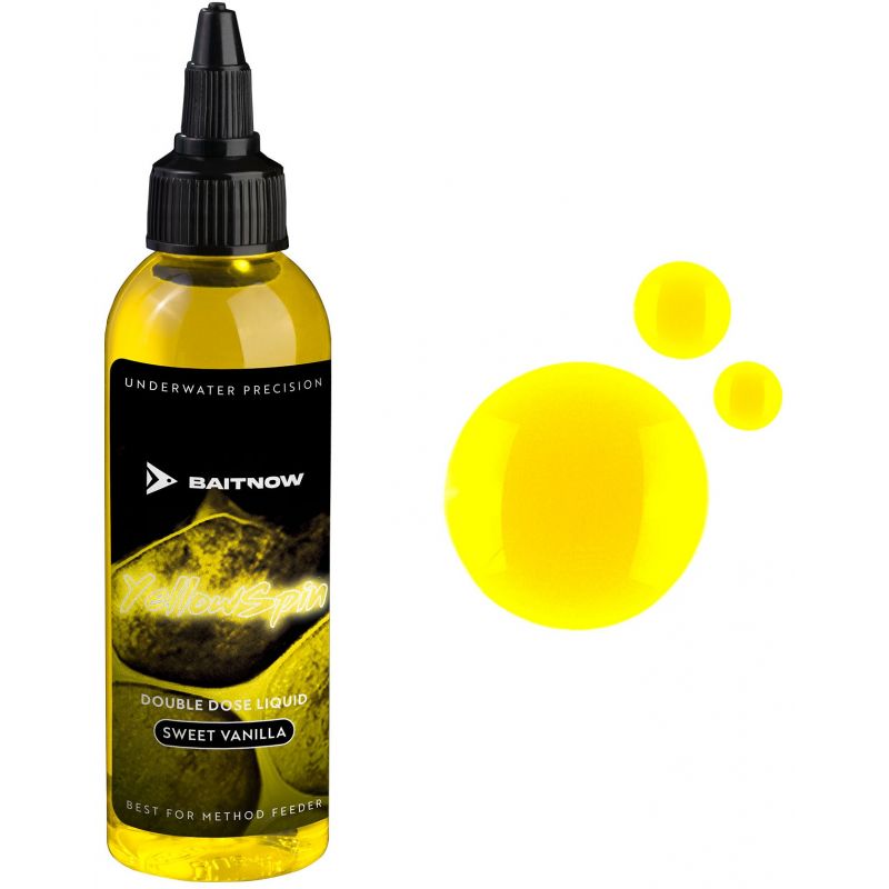 LIQUID BAITNOW M FEEDER DOUBLE DOSE YELLOW SPIN