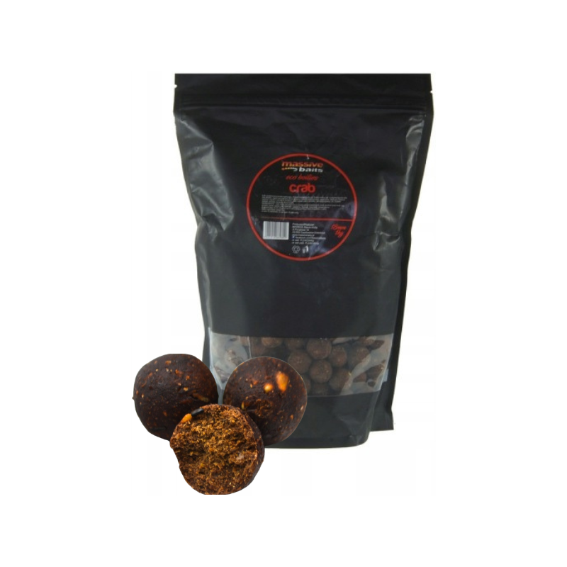 KULKI MASSIVE BAITS ECO BOILIES 18mm 1kg CRAB
