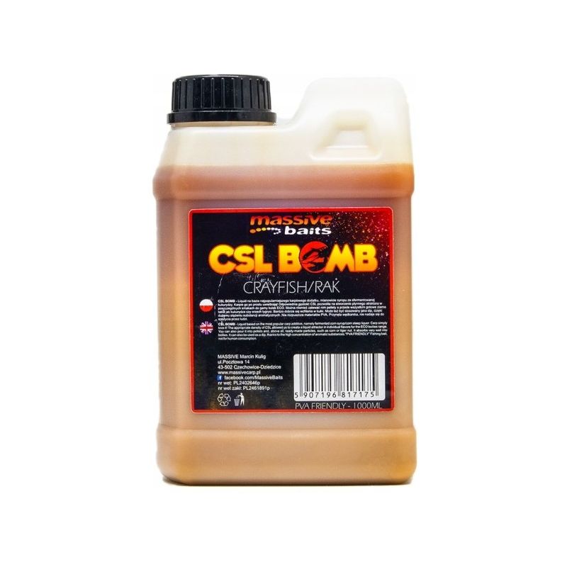 LIQUID BOOSTER MASSIVE BAITS CSL CRAYFISH 1L