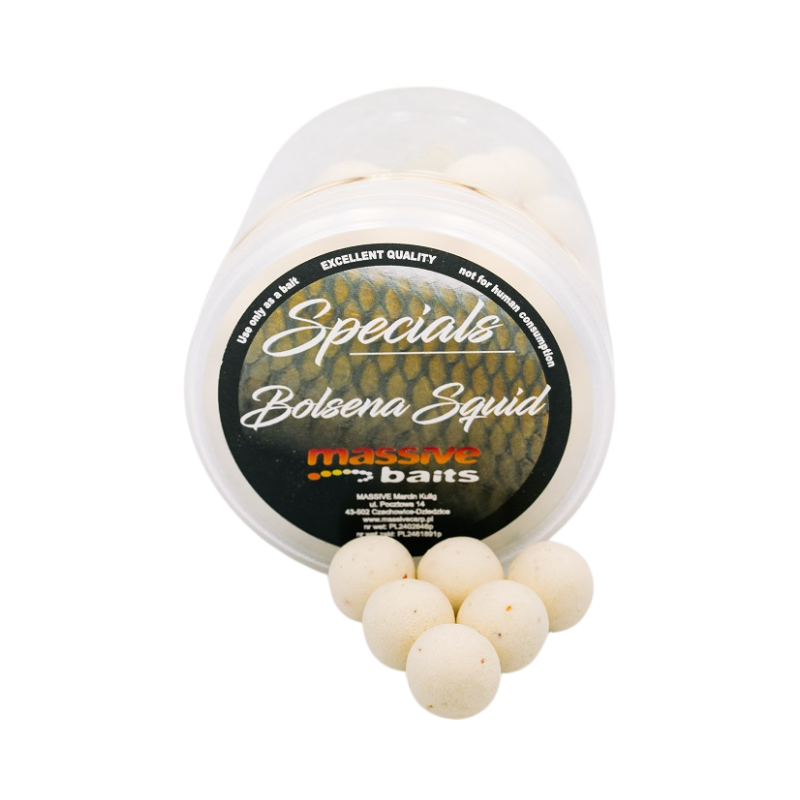 KULKI MASSIVE BAITS POP UPS BOLSENA SQUID 14mm 200