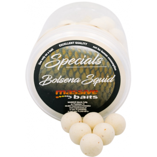 KULKI MASSIVE BAITS POP UPS BOLSENA SQUID 14mm 200