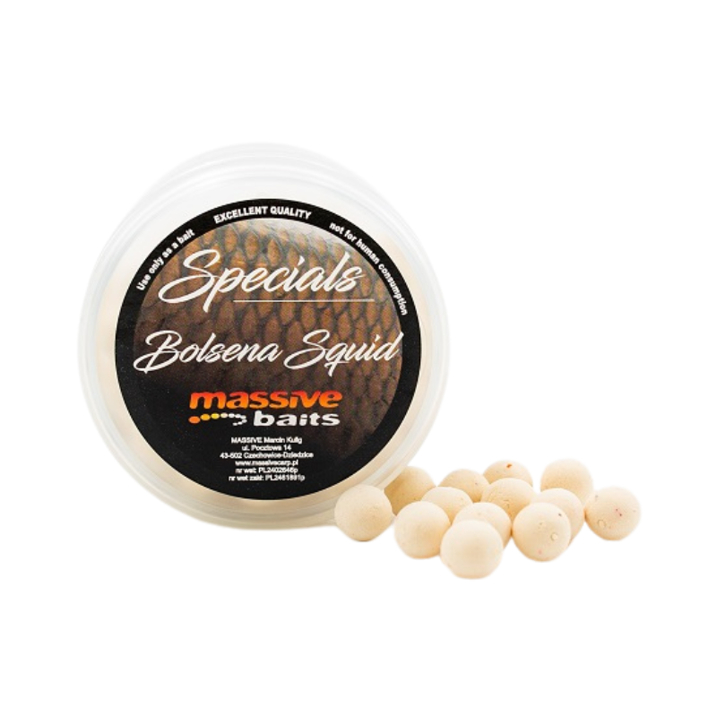 KULKI MASSIVE BAITS POP UPS BOLSENA SQUID 11mm 150