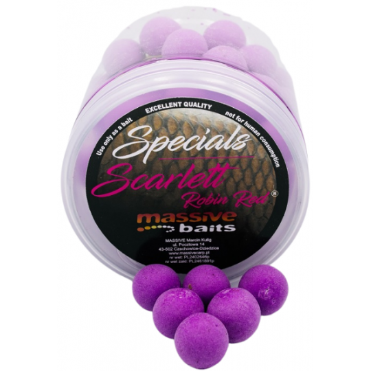 KULKI MASSIVE BAITS POP UPS SCARLETT ROBIN RED 14