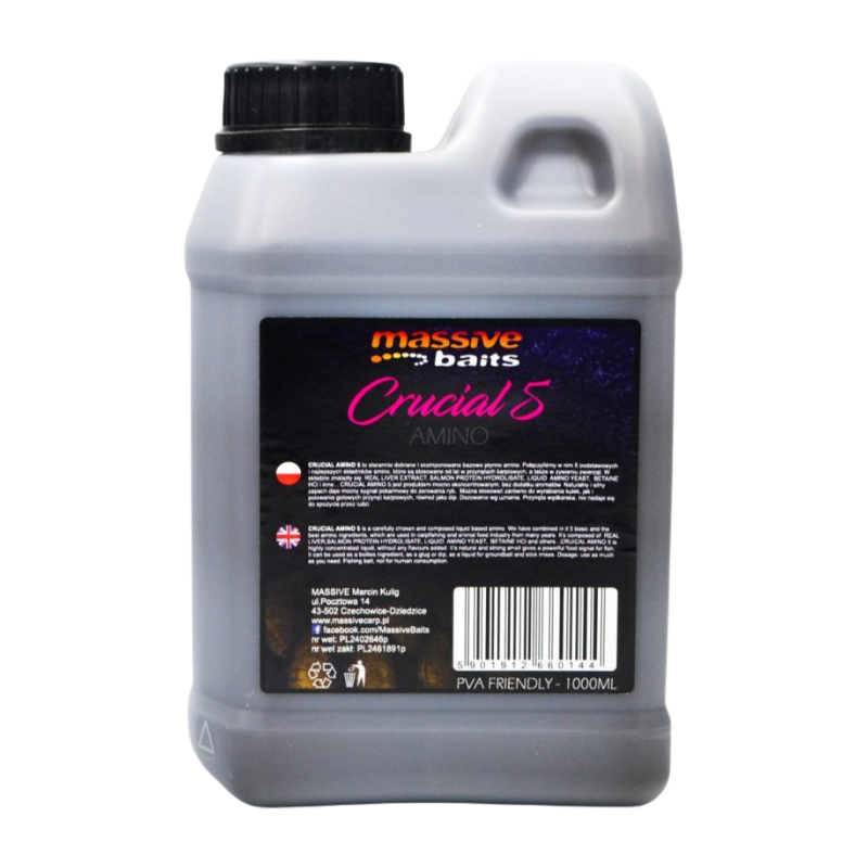 EKSTRACT BIAŁKOWY MASSIVE BAITS CRUCIAL 5 AMINO 1L