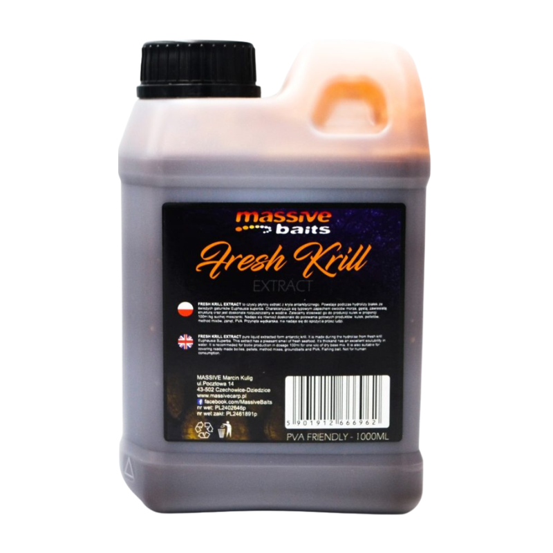 LIQUID ZALEWA MASSIVE BAITS FRESH KRILL EXTRACT 1L
