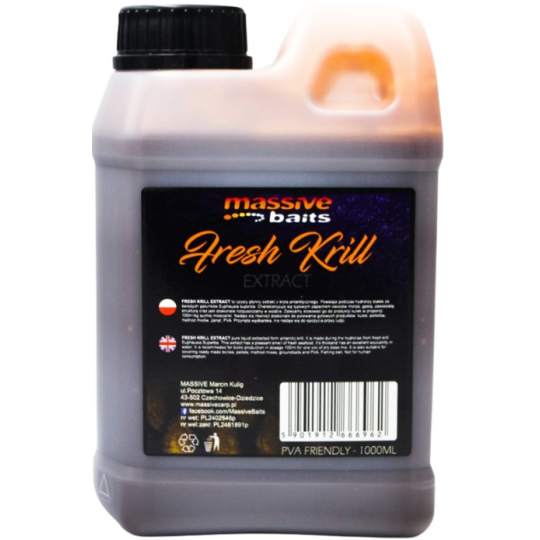 LIQUID ZALEWA MASSIVE BAITS FRESH KRILL EXTRACT 1L