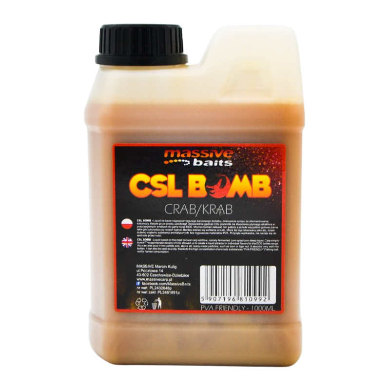 LIQUID BOOSTER MASSIVE BAITS CSL BOOMB CRAB 1L