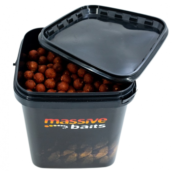 WIADRO MASSIVE BAITS CZARNE 5L POJEMNIK NA ZANĘTY