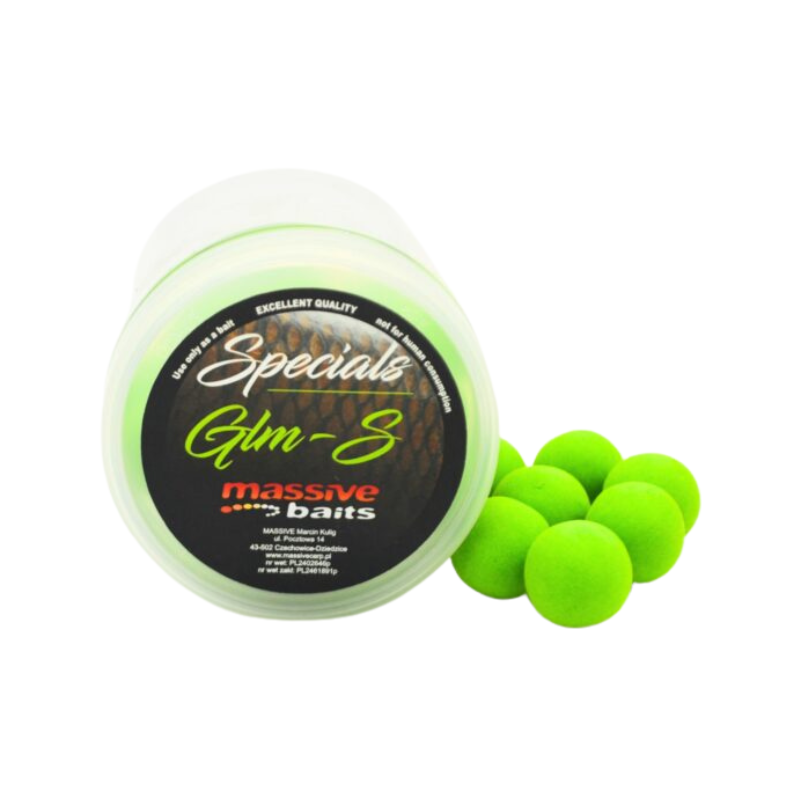 KULKI MASSIVE BAITS POP UPS GLM-S MAŁŻE 18mm 200ml