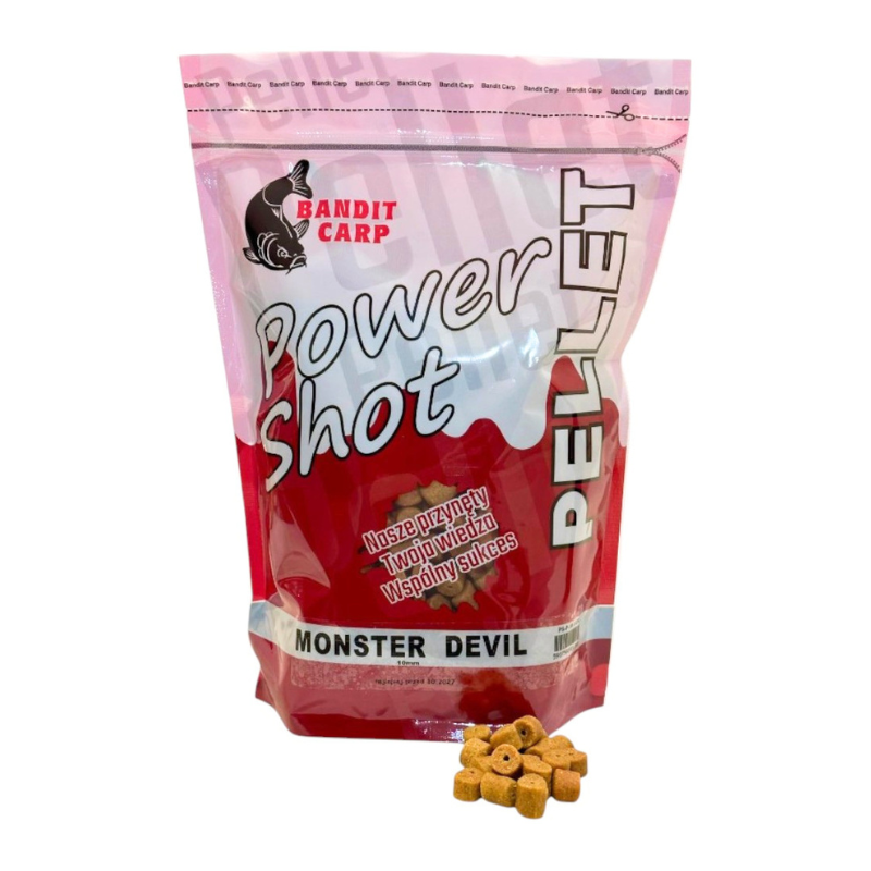 PELLET BANDIT CARP POWER SHOT 10mm 1kg MONSTER DEV