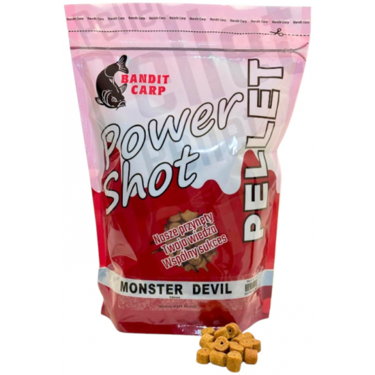 PELLET BANDIT CARP POWER SHOT 10mm 1kg MONSTER DEV