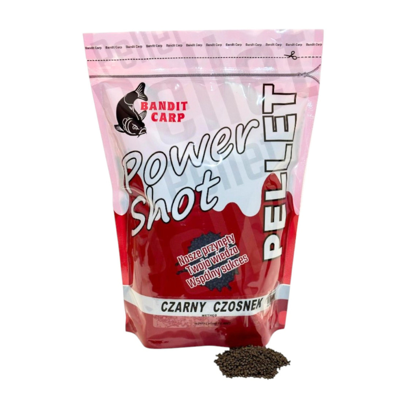 PELLET BANDIT CARP POWER SHOT 10mm CZARNY CZOSNEK
