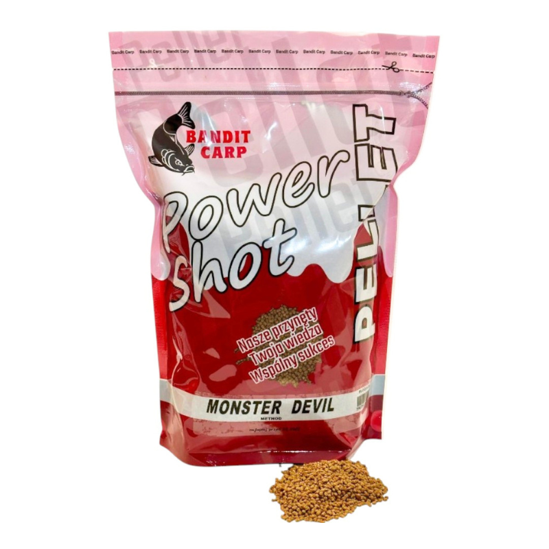 PELLET BANDIT CARP POWER SHOT 2mm MONSTER DEVIL 1k