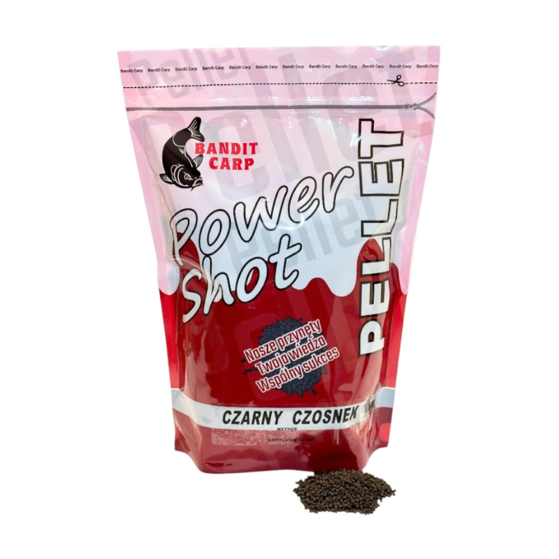 PELLET BANDIT CARP POWER SHOT 2mm CZARNY CZOSNEK