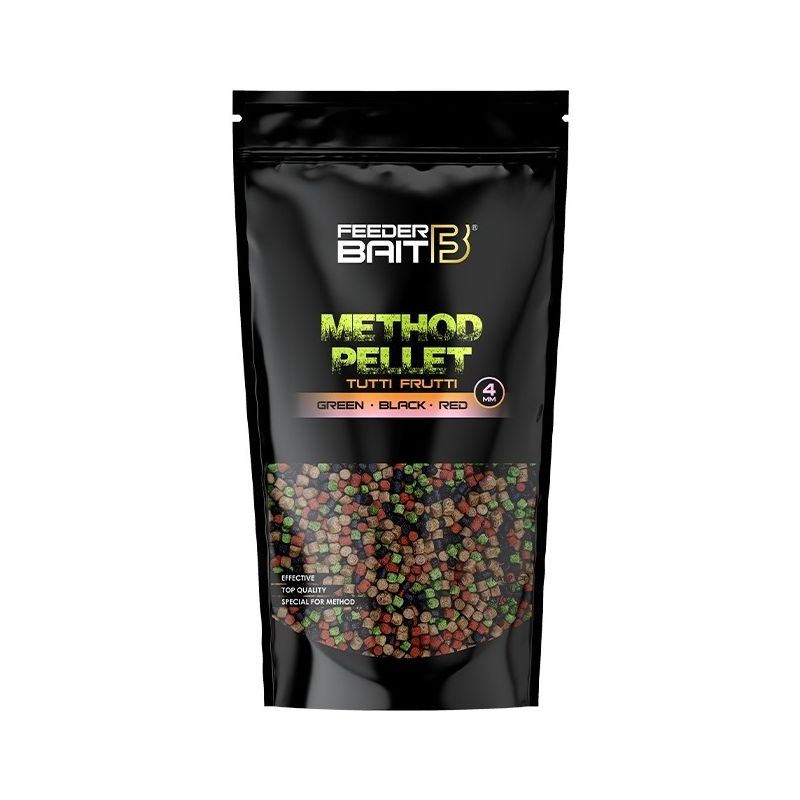 PELLET FEEDER BAIT TUTTI FRUTTI GREEN BLACK RED 4m