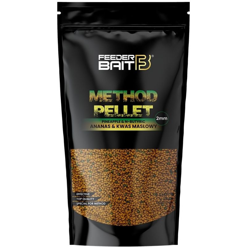 PELLET FEEDER BAIT METHOD ANANAS KWAS MASŁOWY 2mm