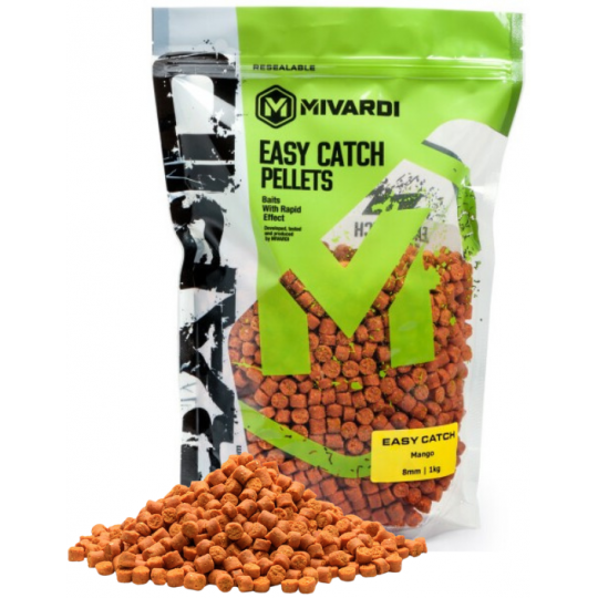 PELLET MIVARDI RAPID 1kg 4mm EASY CATCH MANGO