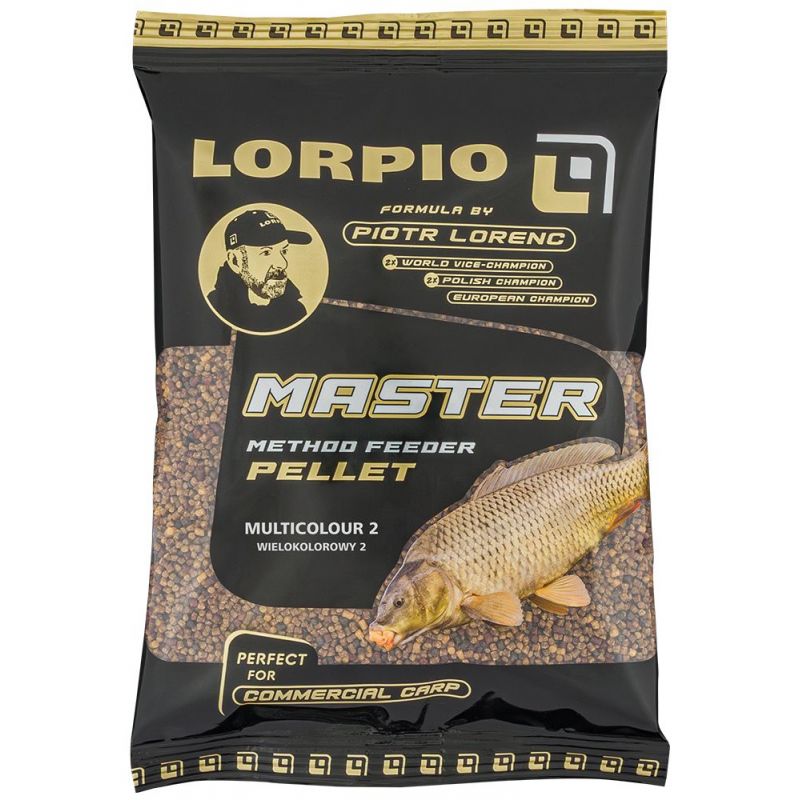 PELLET LORPIO MASTER MULTICOLOUR 2mm 700g NEW