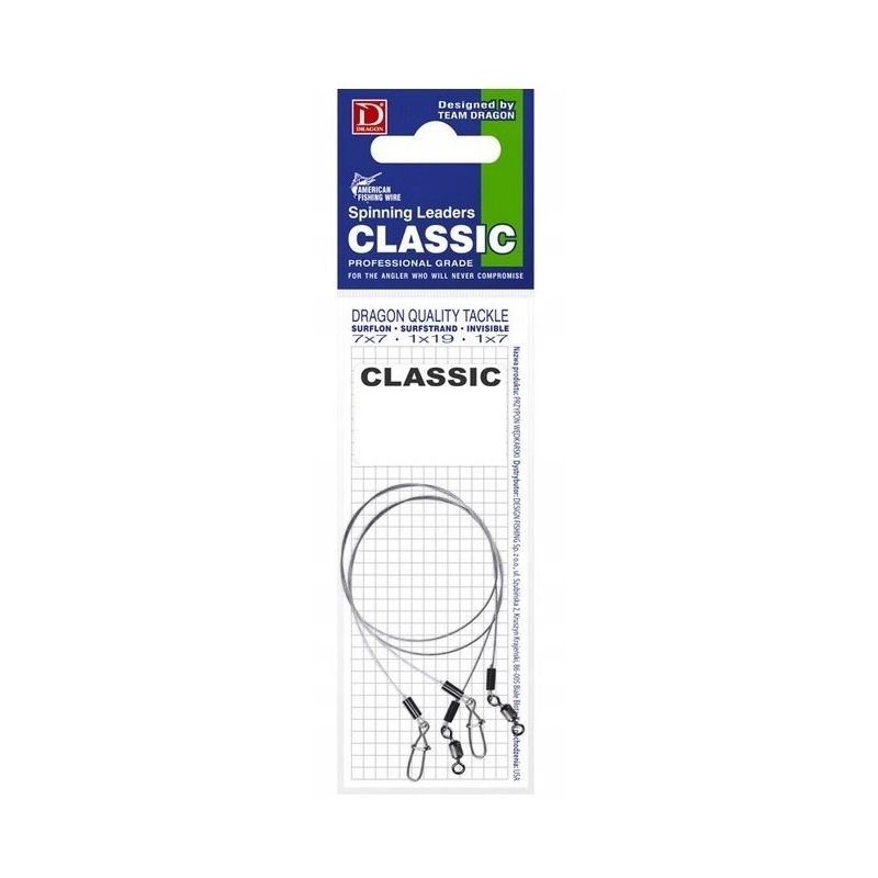 PRZYPON DRAGON CLASSIC SURFSTRAND 7x7 6kg 25cm 2sz
