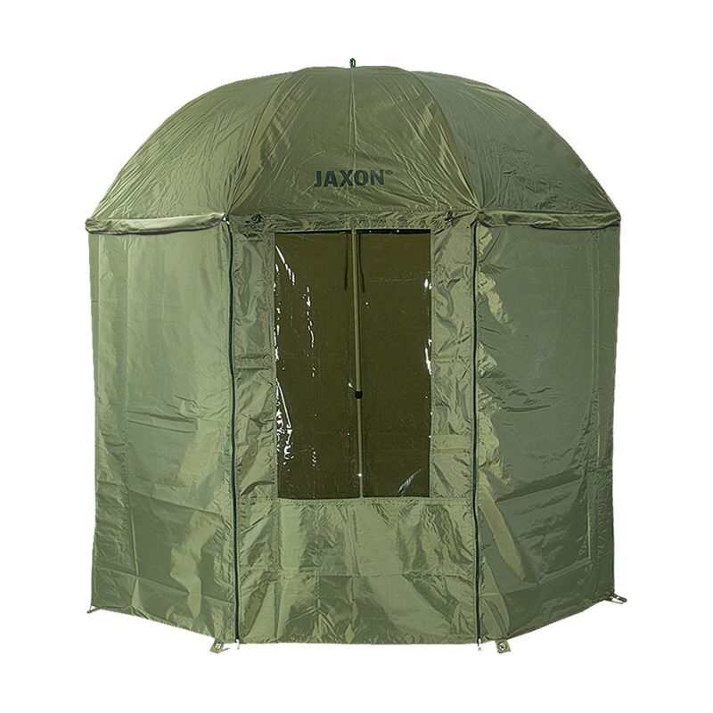 PARASOL JAXON ZAMYKANY Z OSŁONĄ 250cm 2,5m NAMIOT