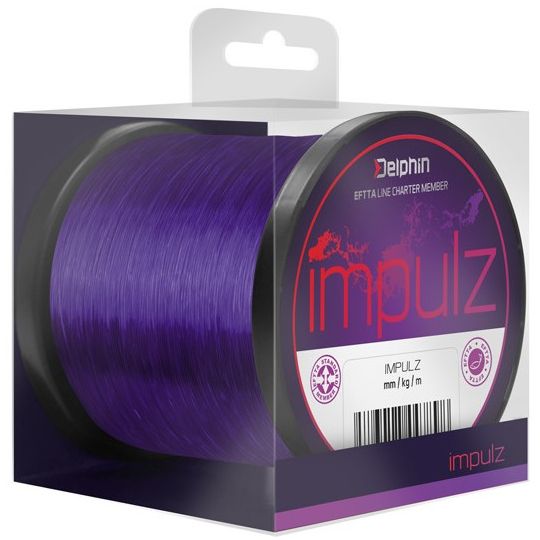 ŻYŁKA DELPHIN IMPULZ PURPUROWA 0,30mm 1200m
