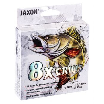 PLECIONKA JAXON CRIUS SZARA 8X 0,16mm 150m 
