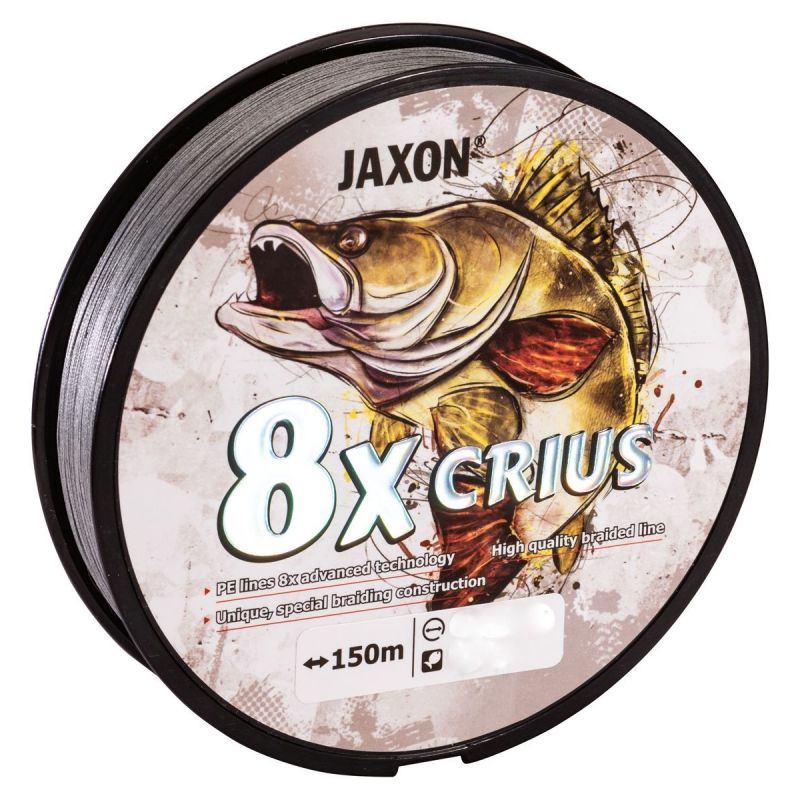 PLECIONKA JAXON CRIUS SZARA 8X 0,08mm 150m