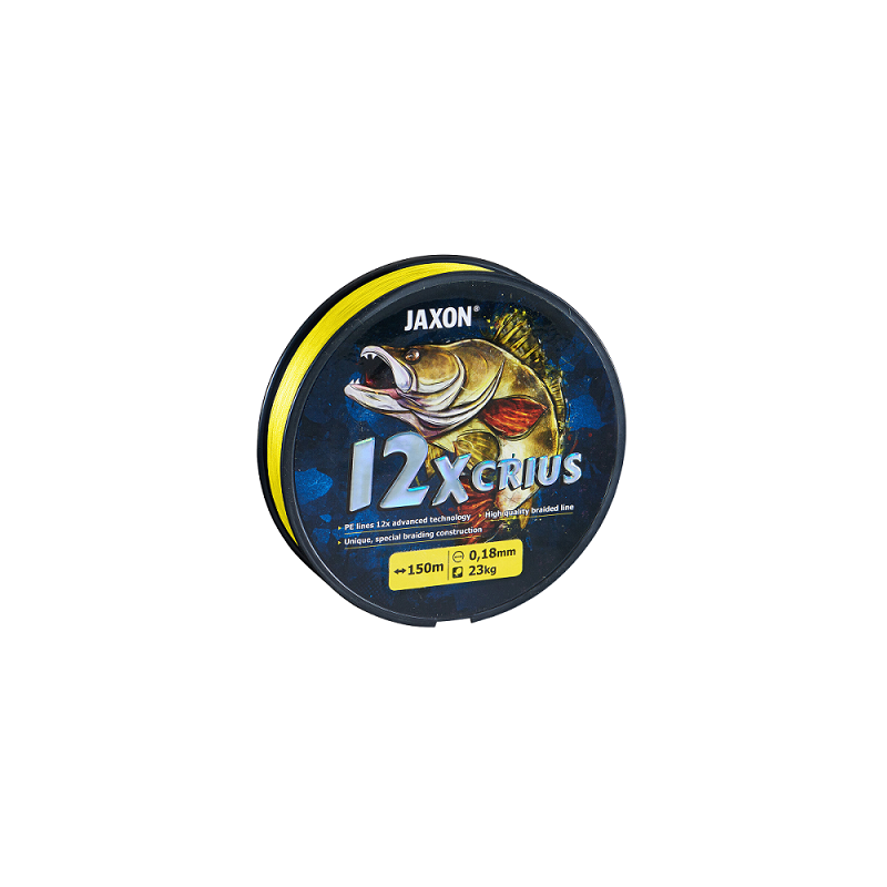 PLECIONKA JAXON CRIUS 12X FLUO 0,12mm 150m