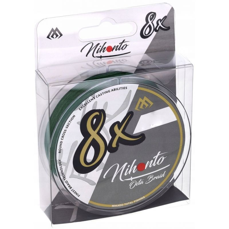 PLECIONKA NIHONTO OCTA BRAID 150m GREEN 0,06mm