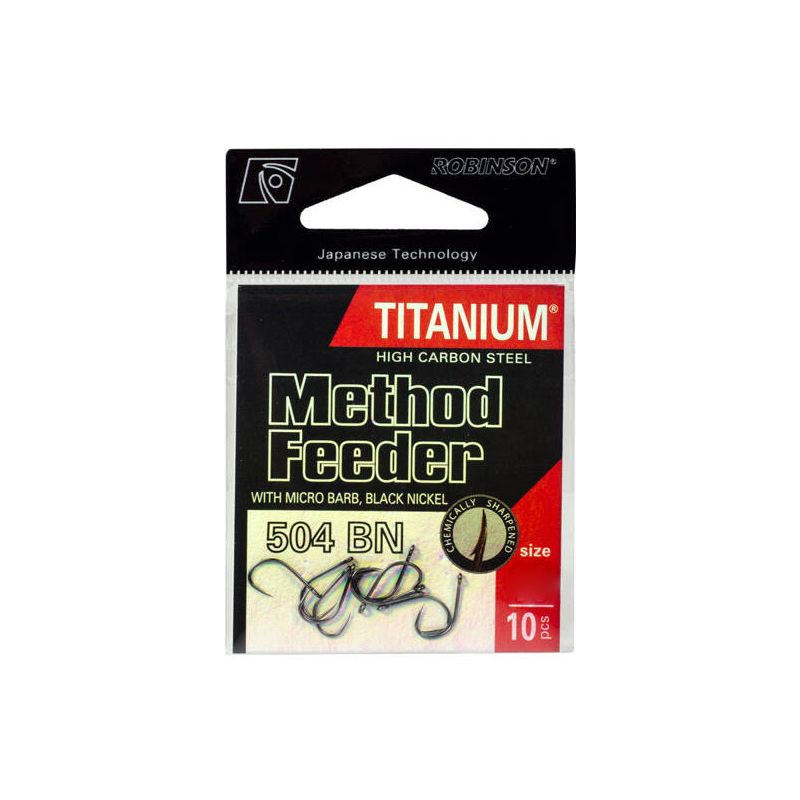 HACZYKI TITANIUM METHOD FEEDER 504 ROZ. 12 10szt