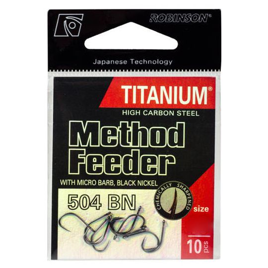 HACZYKI TITANIUM METHOD FEEDER 504 ROZ. 12 10szt