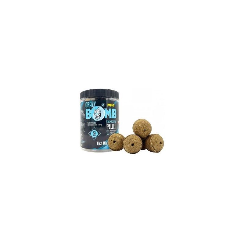PELLET Z DZIURKĄ MEUS CRAZY BOMB 32mm FISH MIX