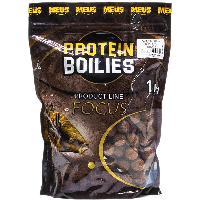 KULKI ZANĘTOWE MEUS FOCUS 1kg 18mm WĄTROBA KRYL