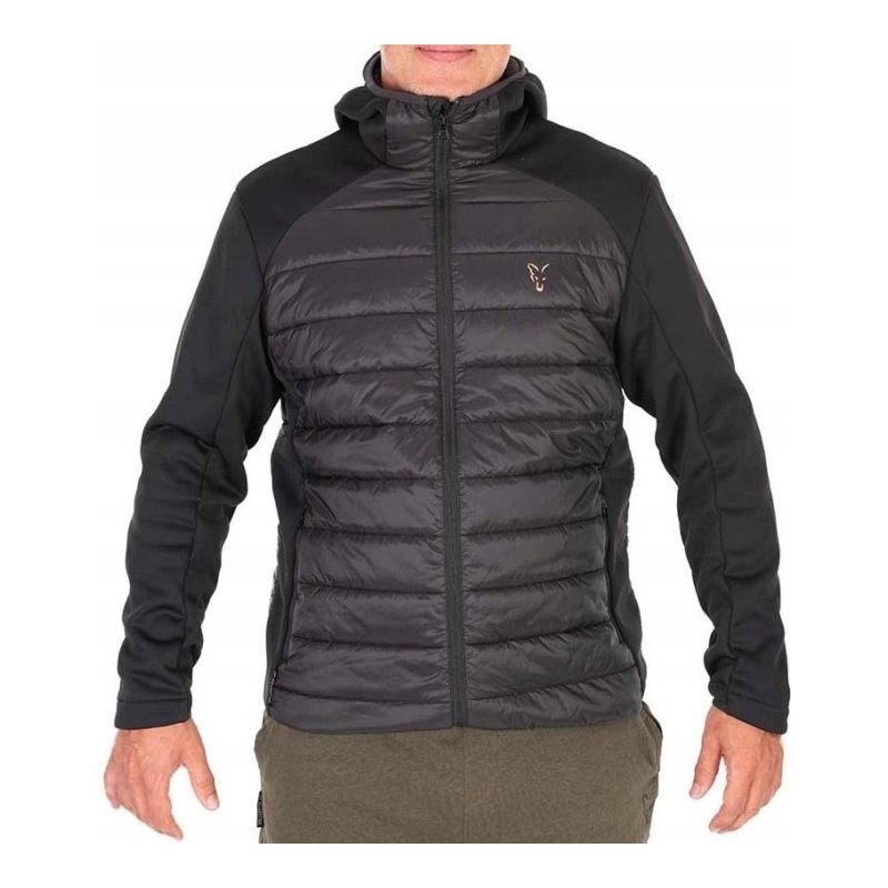 KURTKA FOX COLLECTION HYBRID BLACK ORANGE ROZM S