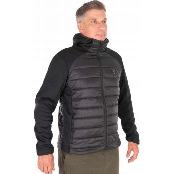 KURTKA FOX COLLECTION HYBRID BLACK ORANGE ROZM S
