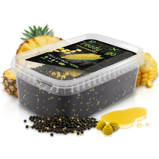 PELLET BOX DELPHIN KUKURYDZA ANANAS + BOOSTER WAFT