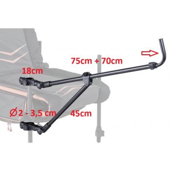 RAMIE TELESKOPOWE MIVARDI FEEDER ARM TMX QUICK