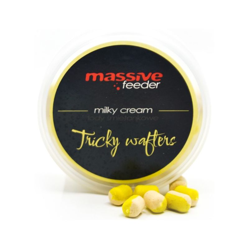 TRICKY WAFTERS MASSIVE FEEDER MILKY CREAM 7x10mm