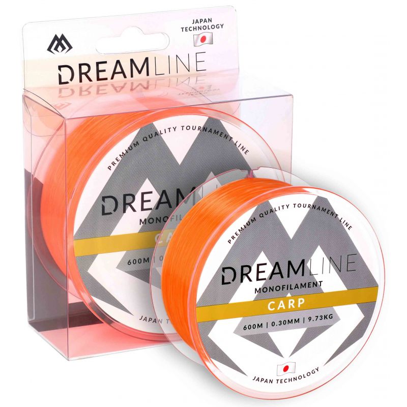 ŻYŁKA MIKADO DREAMLINE CARP 300m 0,30mm FLUO ORANG