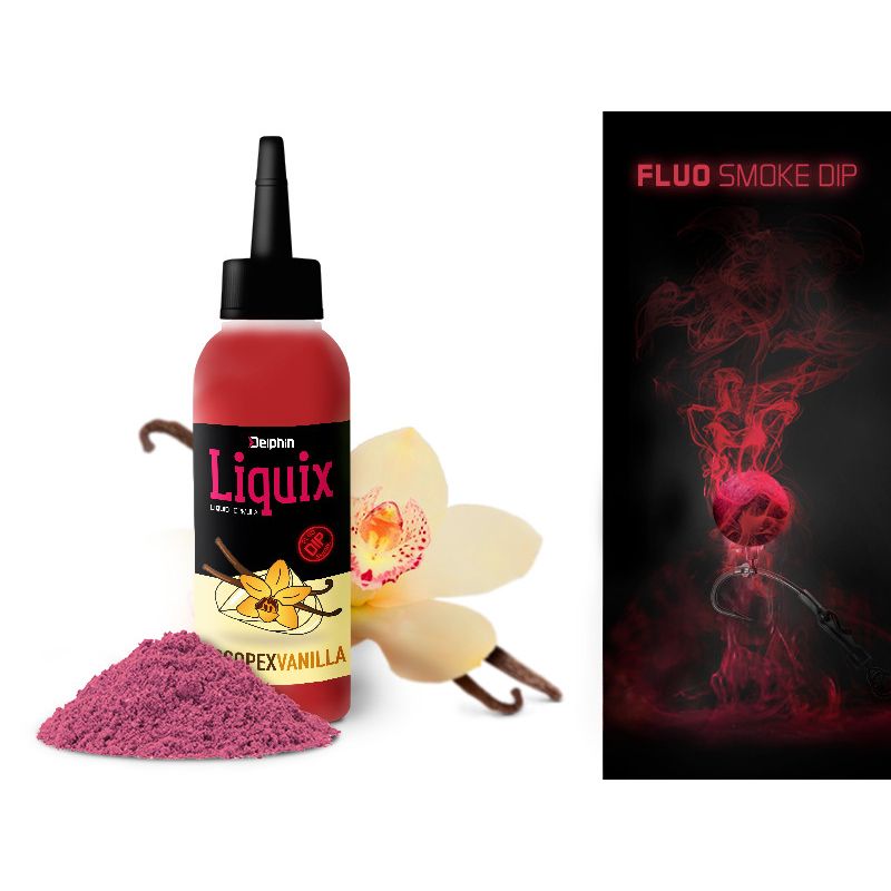DIP DELPHIN FLUO D SNAX LIQUID 100ml SCOPEX VANILI
