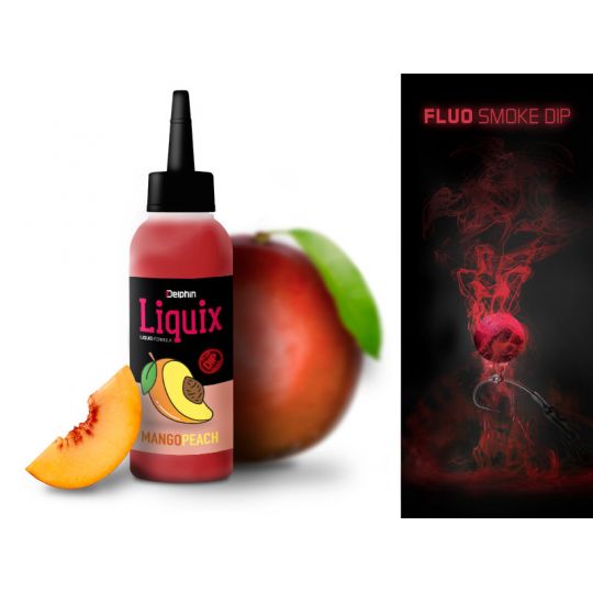 DIP DELPHIN FLUO D SNAX LIQUID 100ml MANGO BRZOSKW