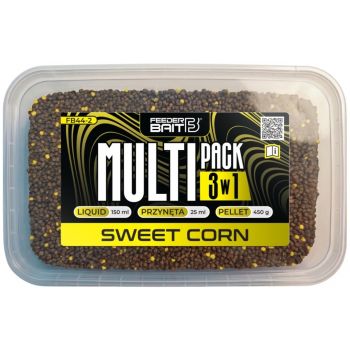 MULTIPACK FEEDER BAIT SWEET CORN 3w1 PELLET PRZYNĘ