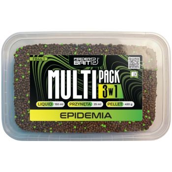 MULTIPACK FEEDER BAIT EPIDEMIA 3w1 PELLET PRZYNĘTA
