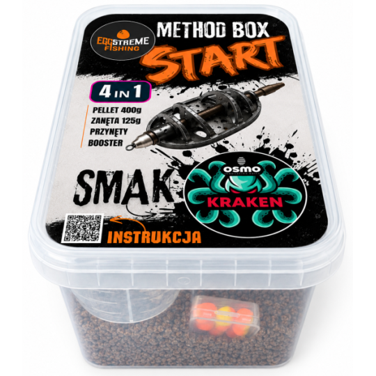 METHOD BOX START OSMO 4w1 KRAKEN PELLET ZANĘTA BOO