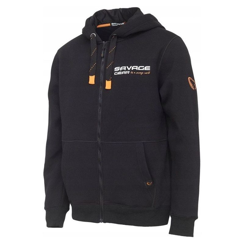 BLUZA SAVAGE GEAR URBAN ZIP HOODIE BLACK XL ZAMEK BLUZA SAVAGE GEAR URBAN ZIP HOODIE BLACK XL ZAMEK
