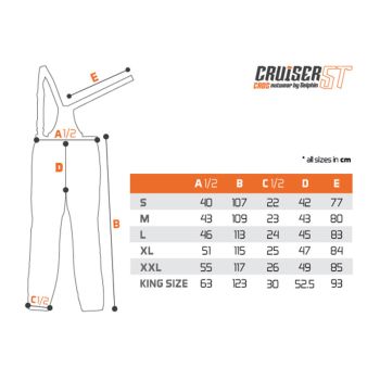 SPODNIE DELPHIN CRUISER CROS 5T ROZMIAR L 