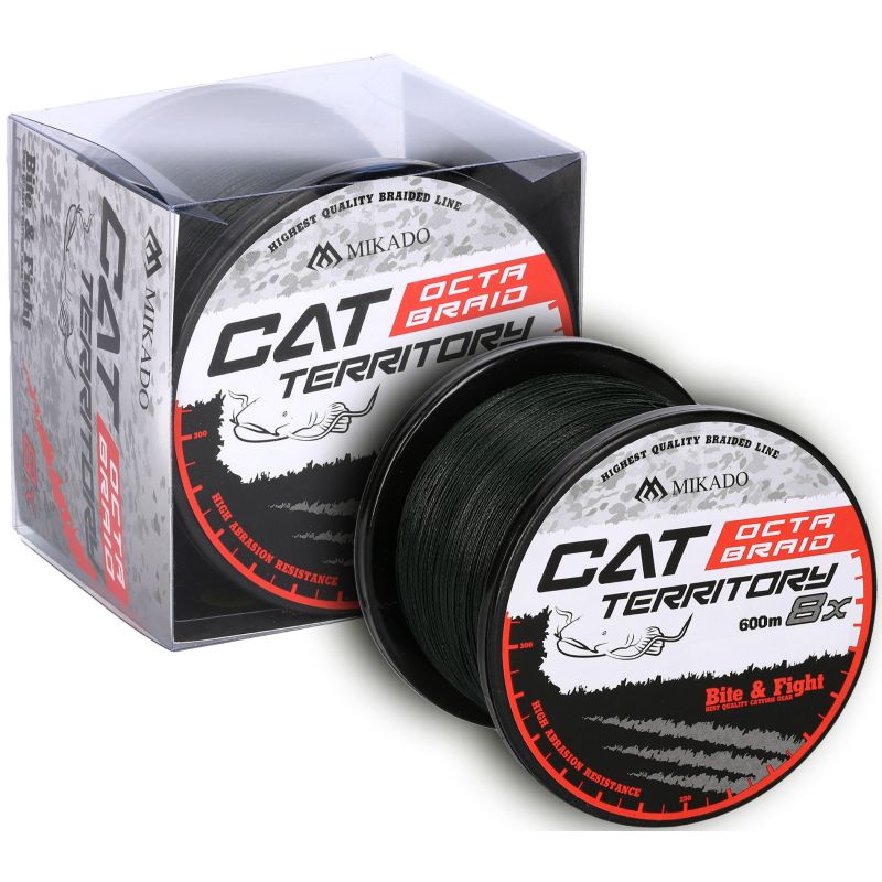 PLECIONKA CAT TERRITORY OCTA BRAID 600 0,40 ZIELON